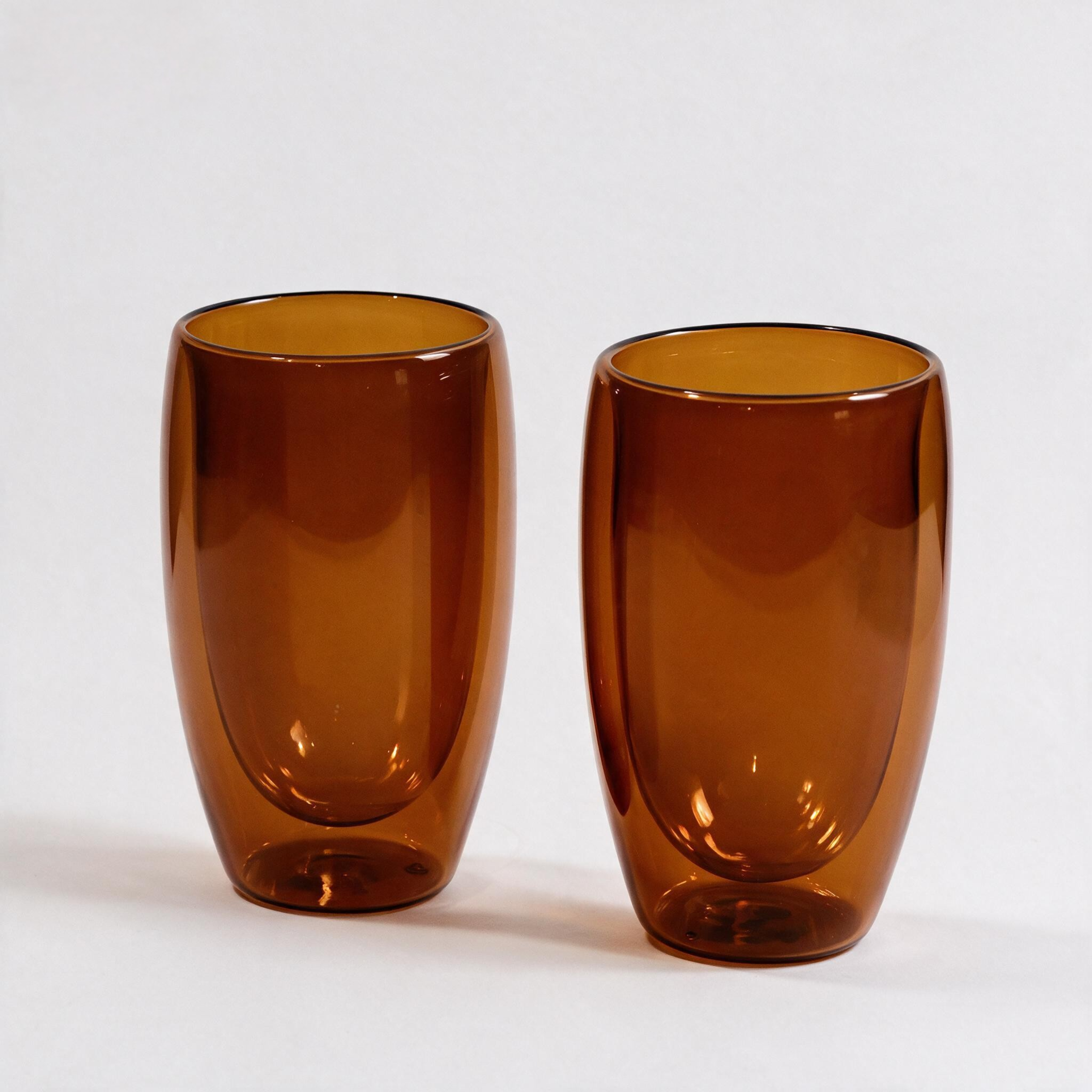 Double Walled Coffee Glass Mug