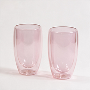 Double Walled Coffee Glass Mug