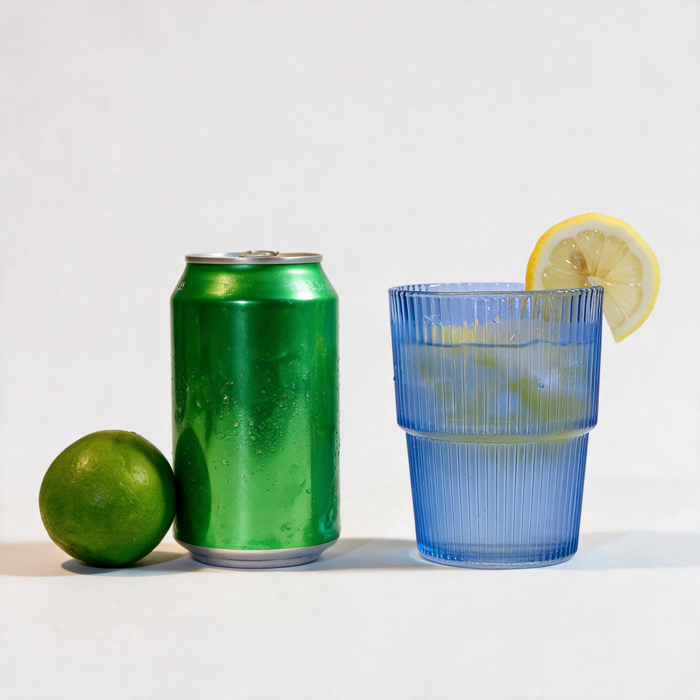 Stackable Ribbed Drinking Glasses