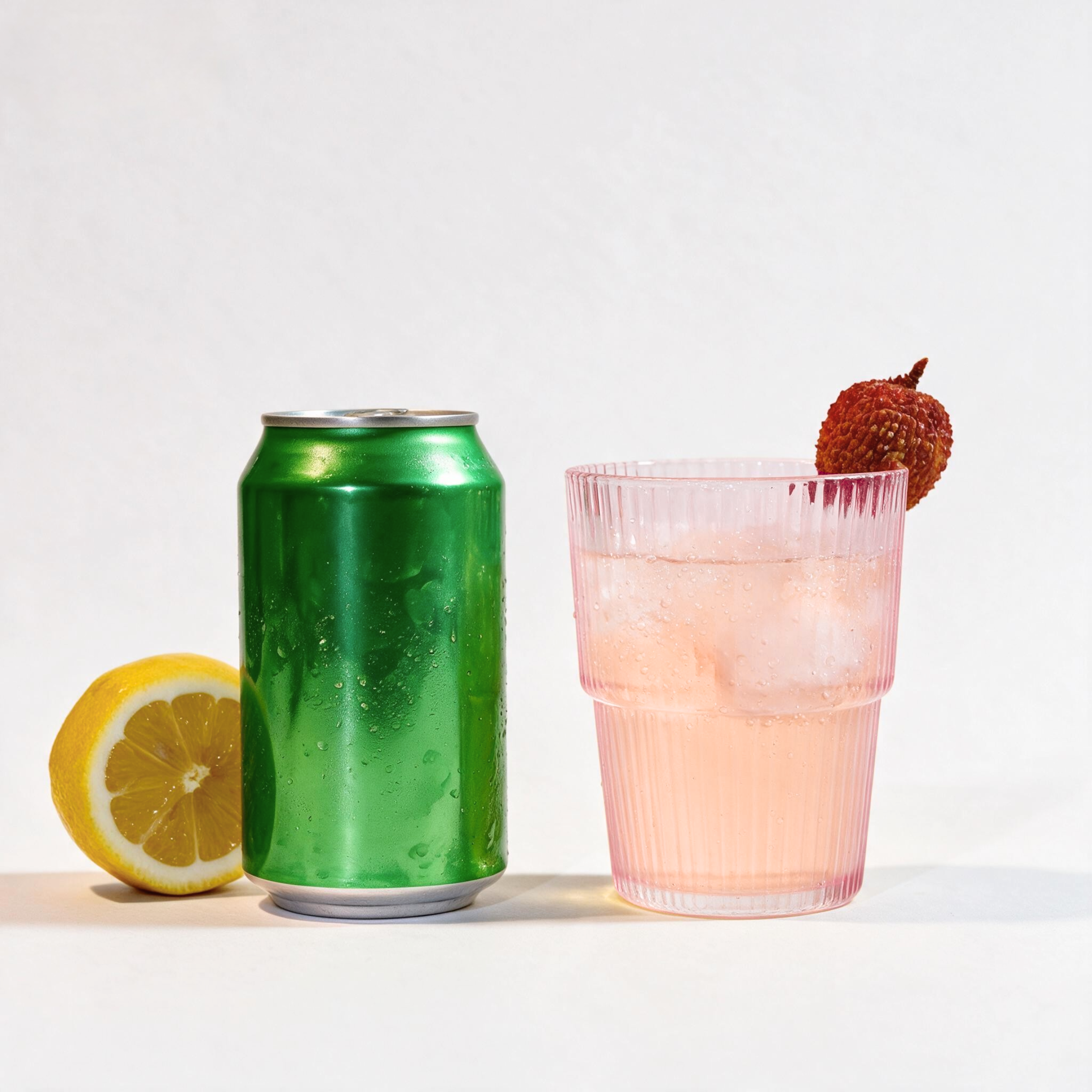 Stackable Ribbed Drinking Glasses